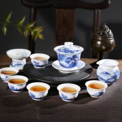 景德鎮(zhèn)青花瓷茶具套裝 陶瓷茶具定制價(jià)格